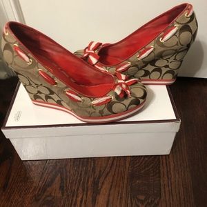 Coach Tena Wedge Heels